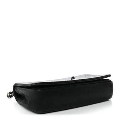 Chanel Calfskin Diamond Embossed New Chic Flap Black 4 of 11