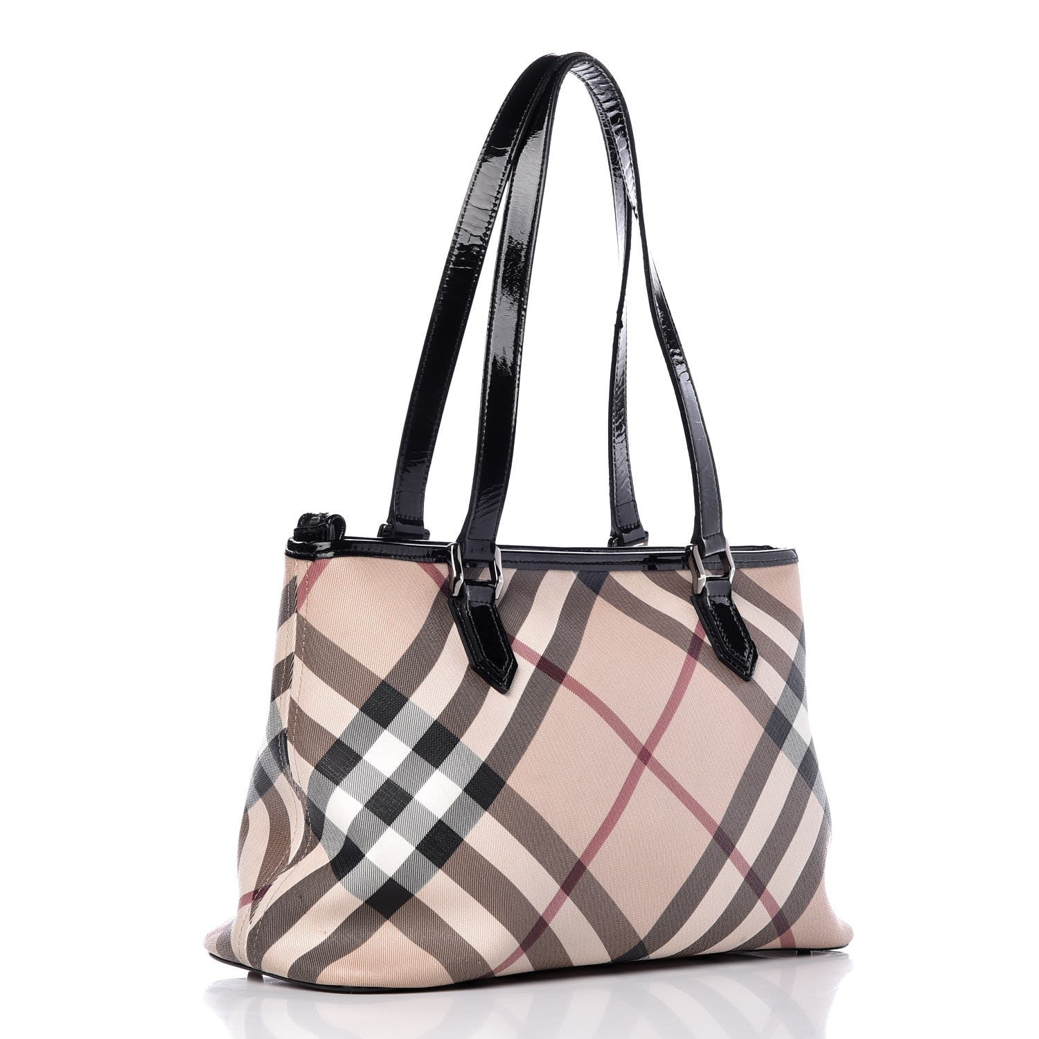 Burberry Supernova Check Regent Tote Black 3 of 20
