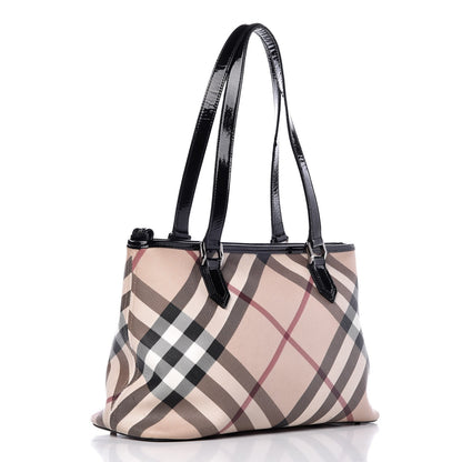 Burberry Supernova Check Regent Tote Black 3 of 20
