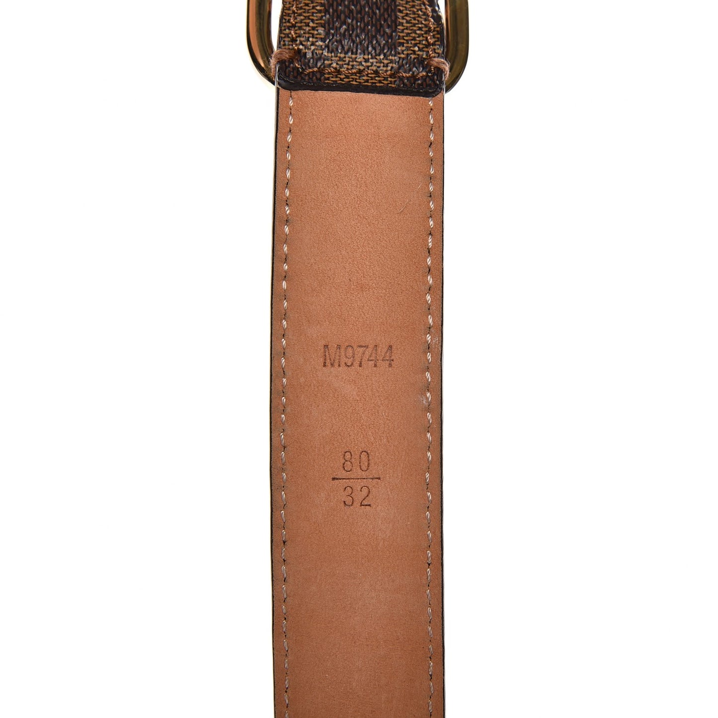 Damier Ebene Mini 25mm Belt 80 32