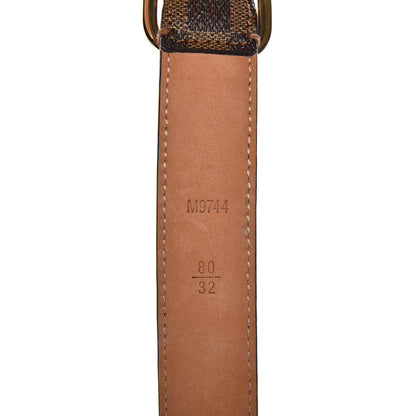 Louis Vuitton Damier Ebene Mini 25mm Belt 80 32 7 of 7