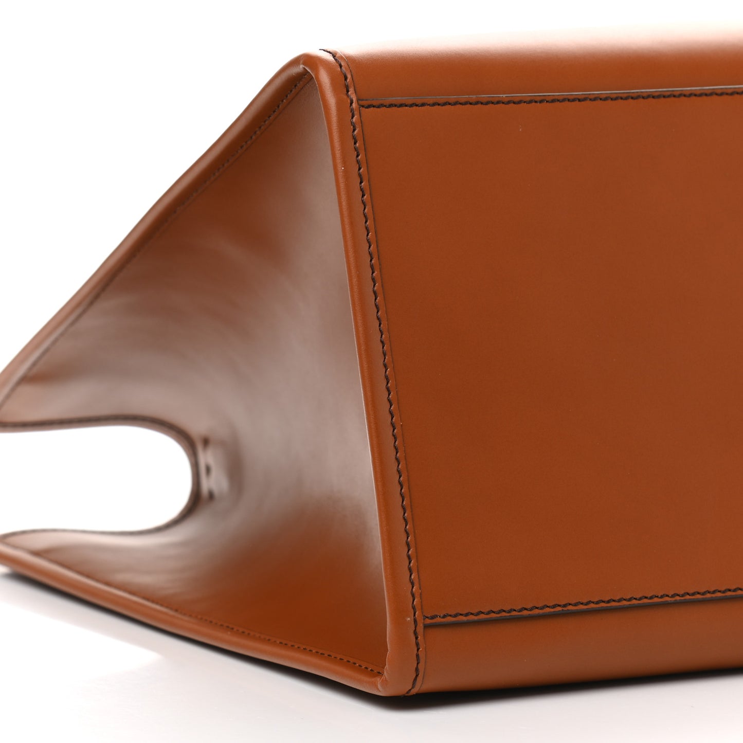 Vitello King Plexiglass Large Fendi Sunshine Shopper Tote Cuoio