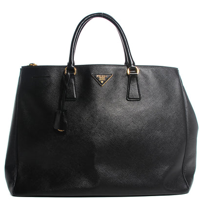 Prada Saffiano Lux Extra Large Galleria Double Zip Tote Black 1 of 9