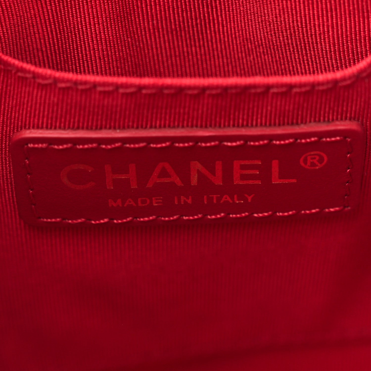 Chanel Lambskin Quilted CC Dweller Drawstring Bucket Bag Red 6 of 10