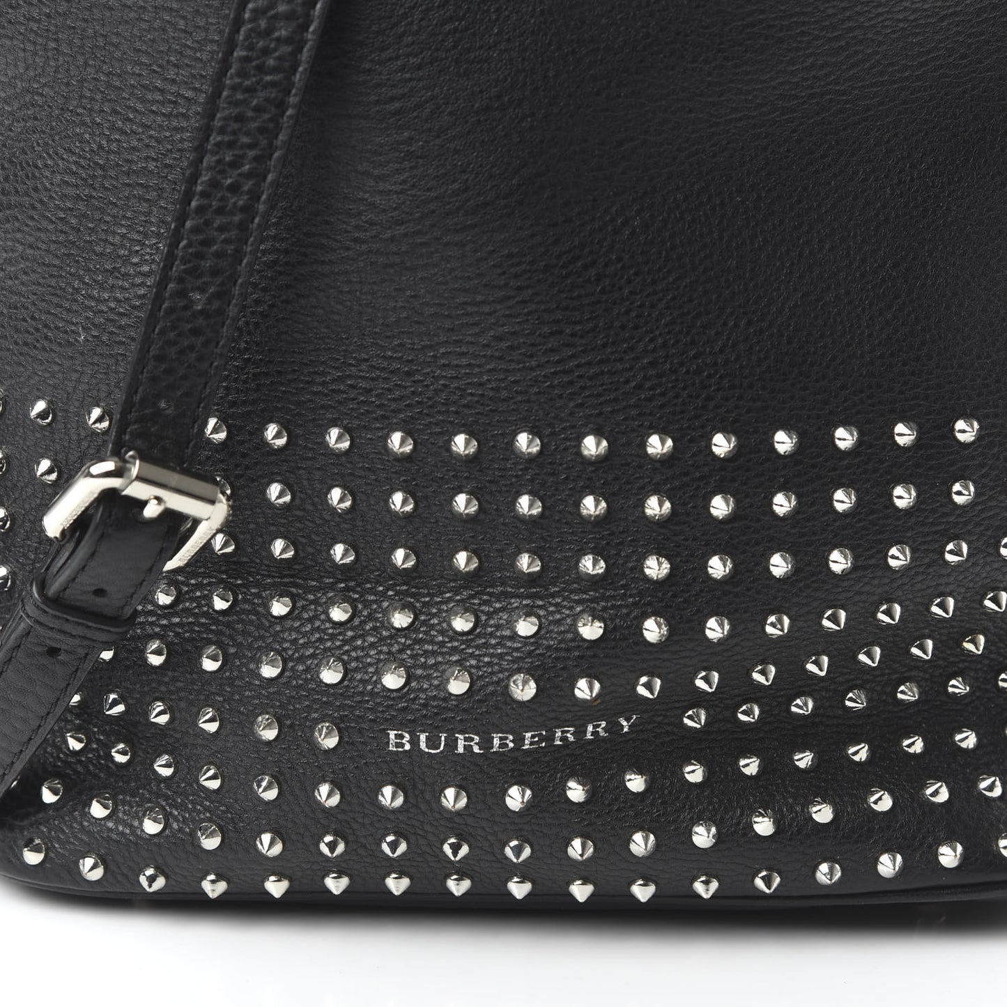 Calfskin Studded Medium Susanna Hobo Black