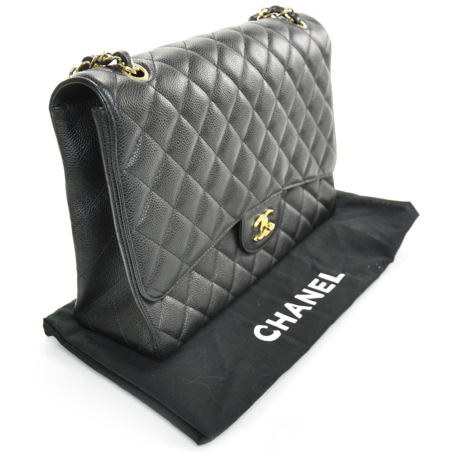 Chanel Caviar Maxi Flap Black 3 of 9