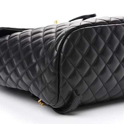 Chanel Lambskin Quilted Large Urban Spirit Backpack Black 8 of 10
