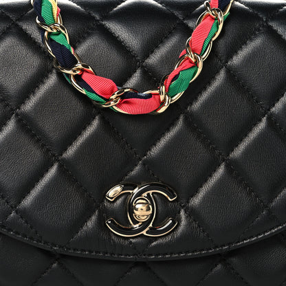 Chanel Lambskin Mixed Fibers Quilted Cocovado Flap Black 8 of 10