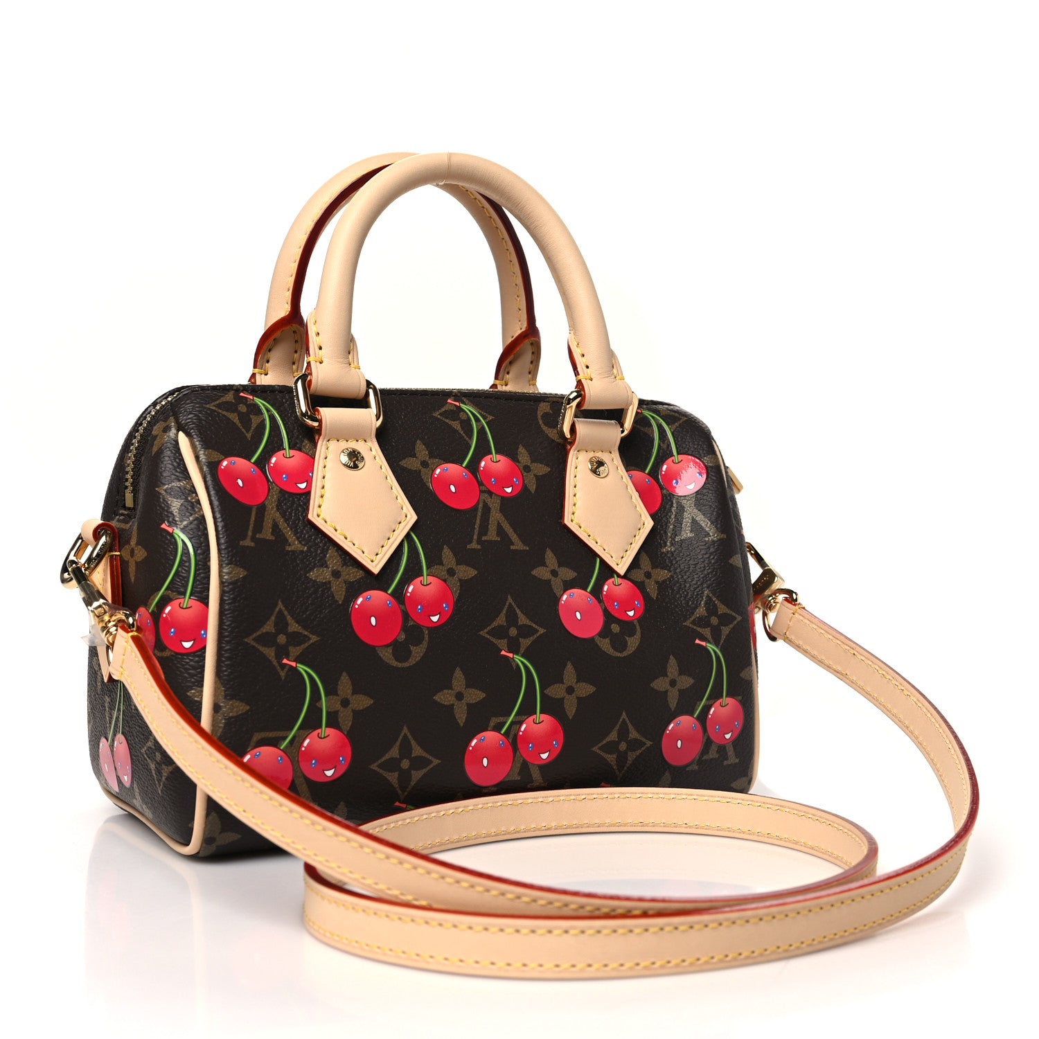 Louis Vuitton LV X TM Monogram Cerises Speedy Bandouliere 20 3 of 10