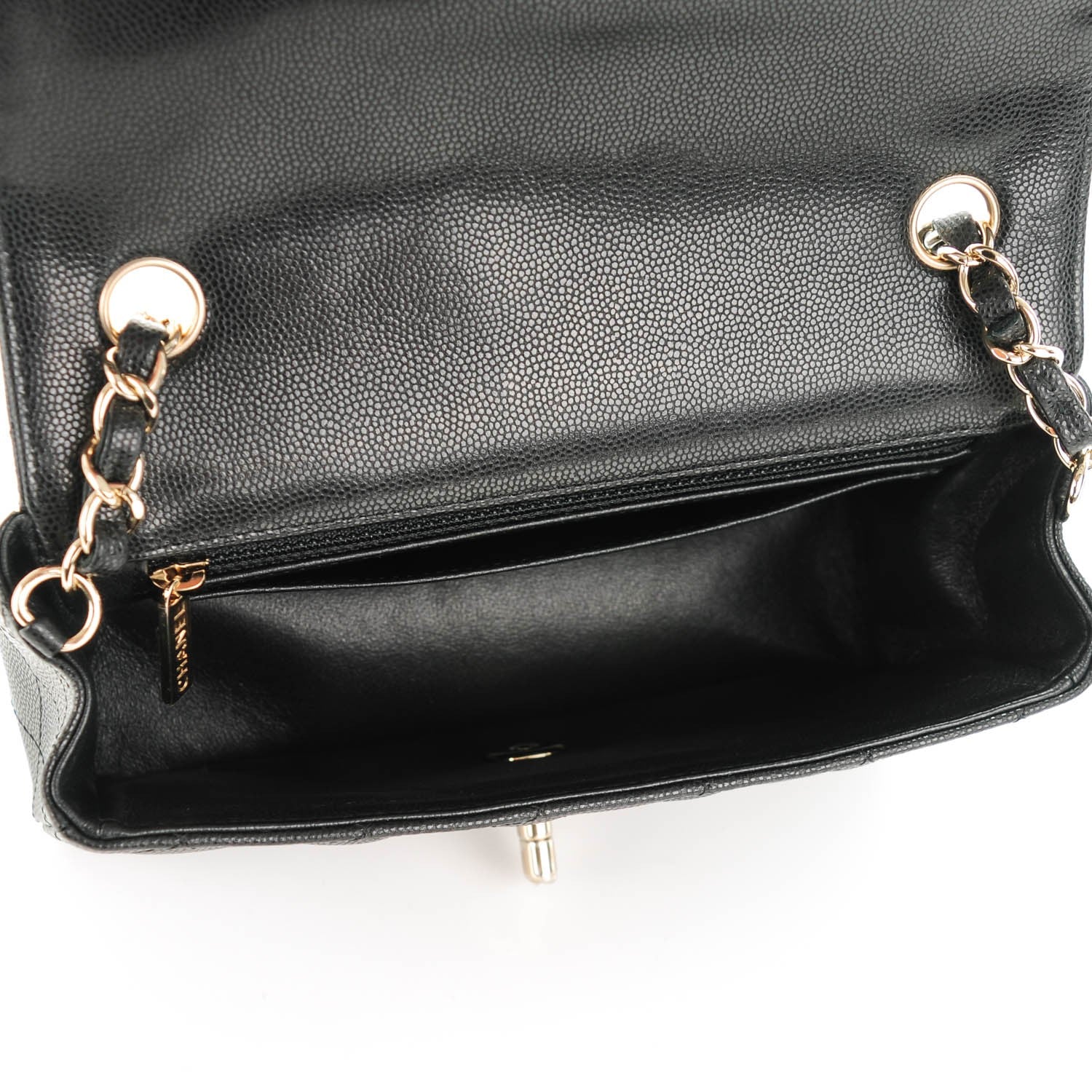 Chanel Caviar Quilted Mini Rectangular Flap Black 5 of 7