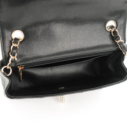 Chanel Caviar Quilted Mini Rectangular Flap Black 5 of 7