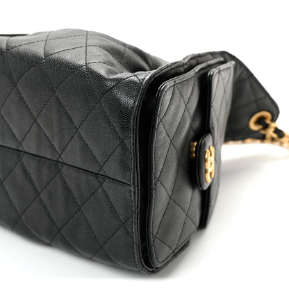 Chanel Caviar Quilted Small Chanel 25 Handbag Black 10 of 10