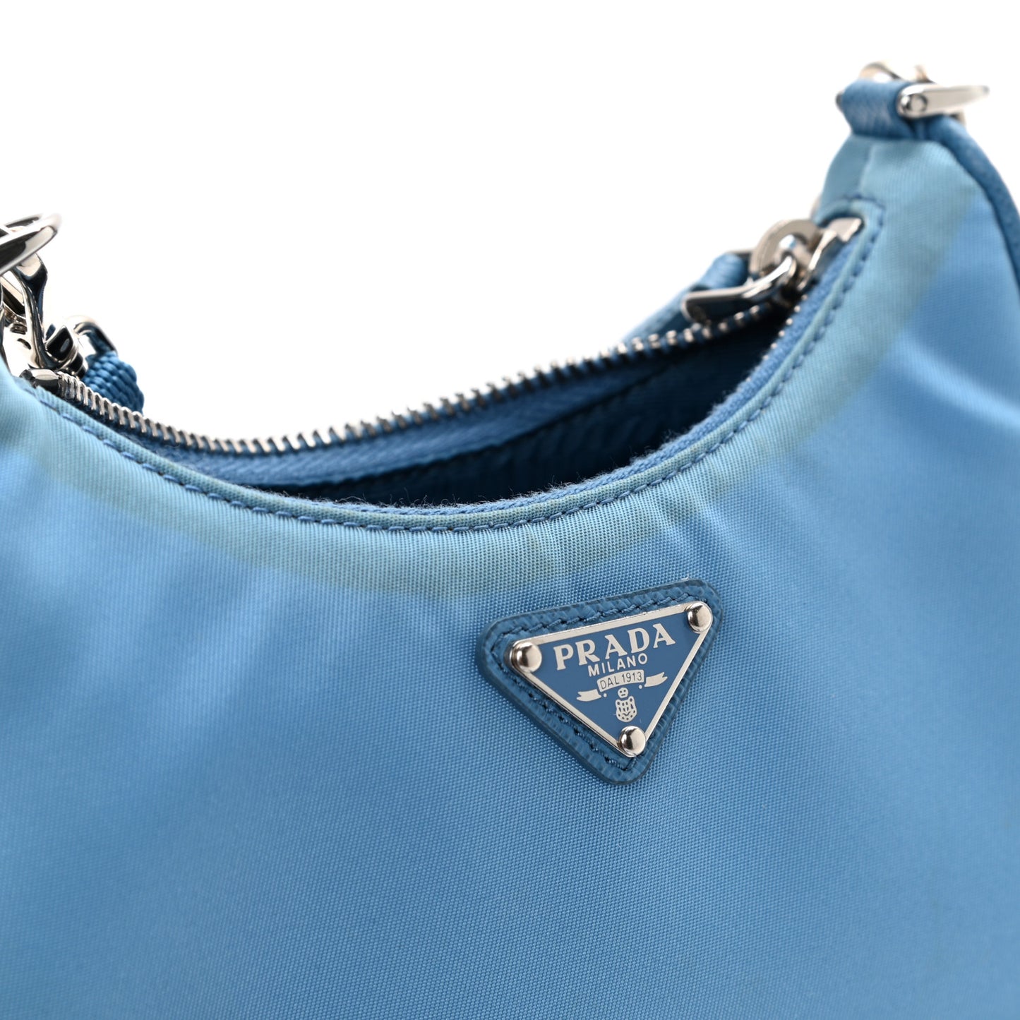 Tessuto Nylon Saffiano Mini Re-Edition 2000 Shoulder Bag Pervinca
