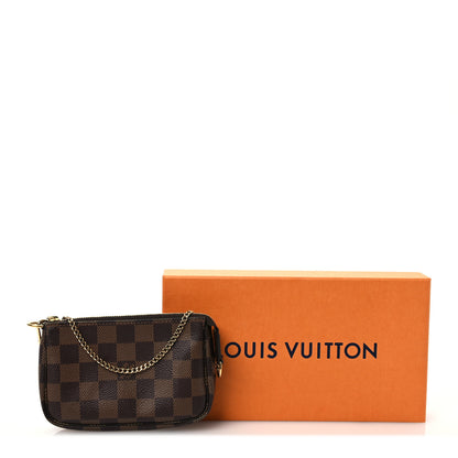 Louis Vuitton Damier Ebene Mini Pochette Accessories 8 of 8