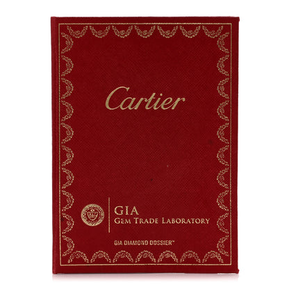 Cartier 18K White Gold Diamond .24ct Date Solitaire Ring 48 4.5 5 of 5
