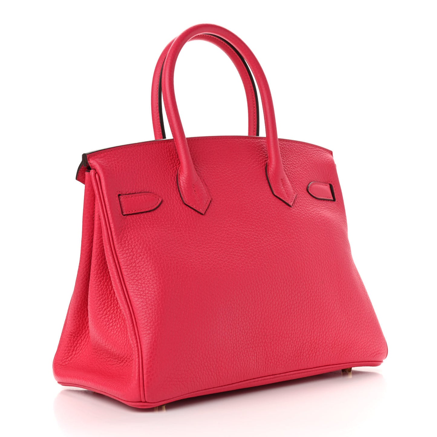 Taurillon Clemence Birkin 30 Rose Extreme