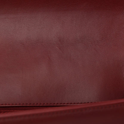 Chanel Lambskin Quilted Small Boy Flap Burgundy 11 of 12