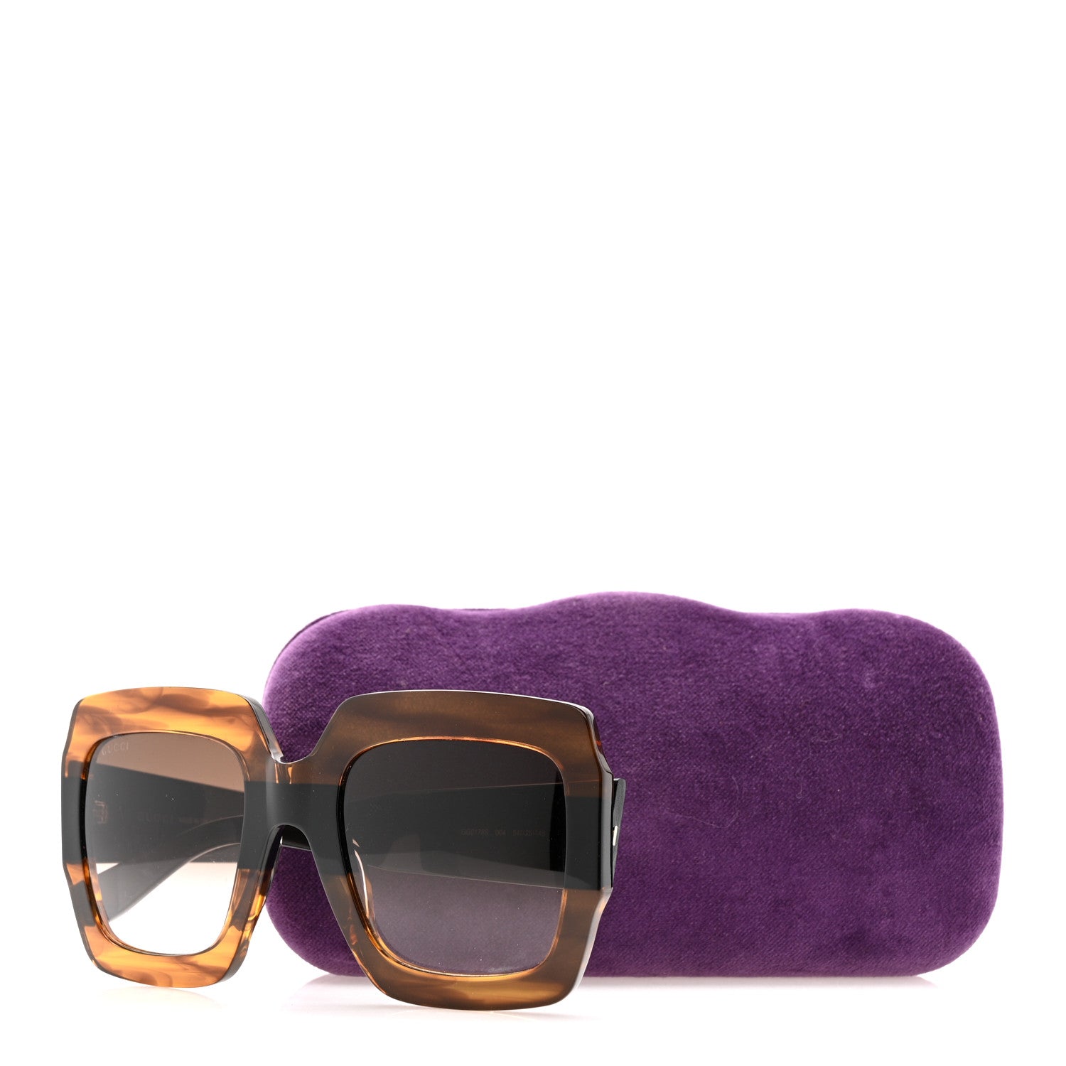 Gucci Square Frame GG0178S Sunglasses Havana 1824313 – FASHIONPHILE