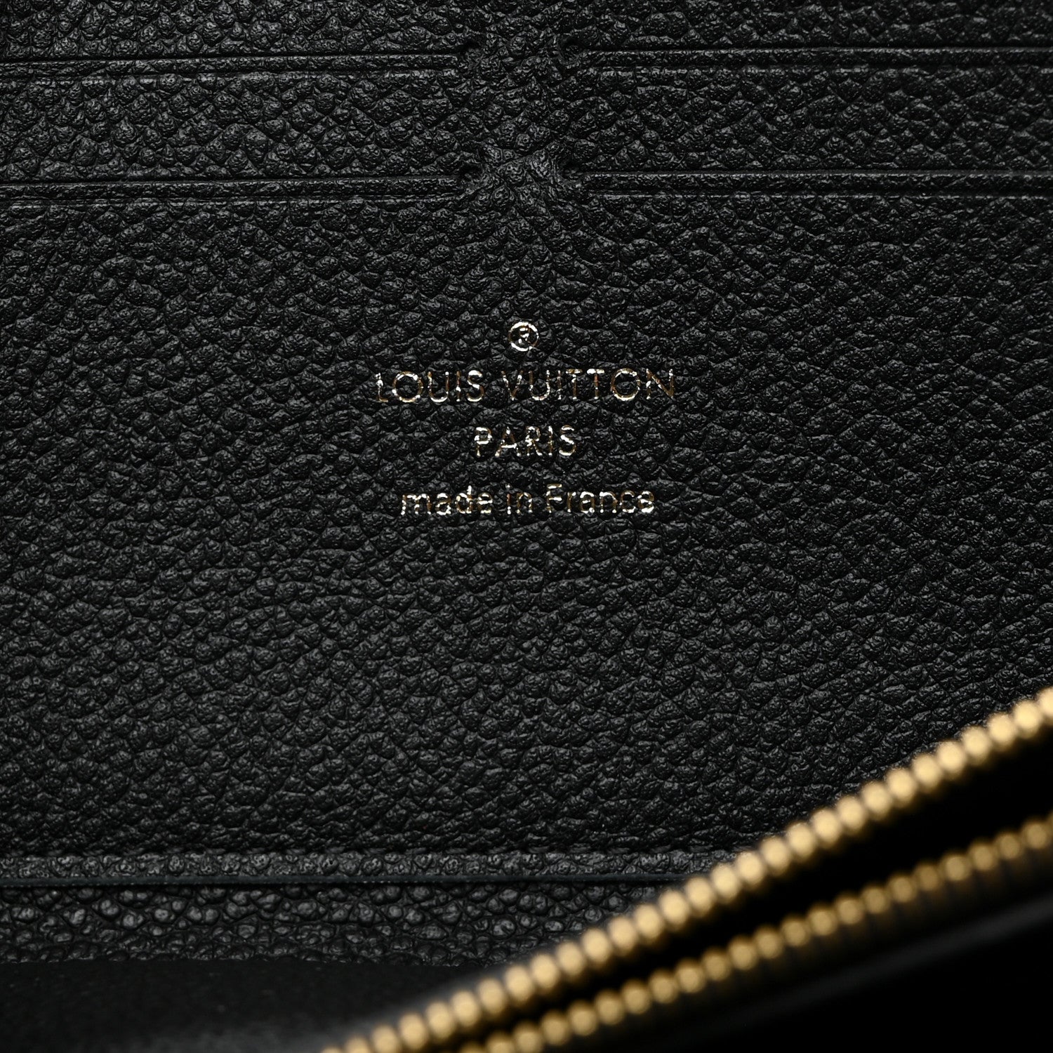 Louis Vuitton Empreinte Clemence Wallet Black 6 of 7