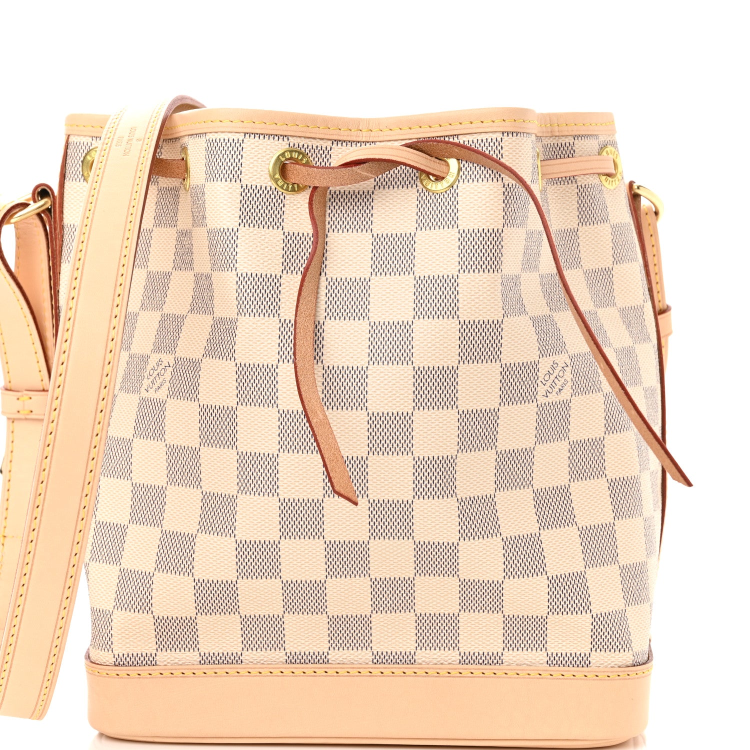 Louis Vuitton Damier Azur Noe BB 8 of 10