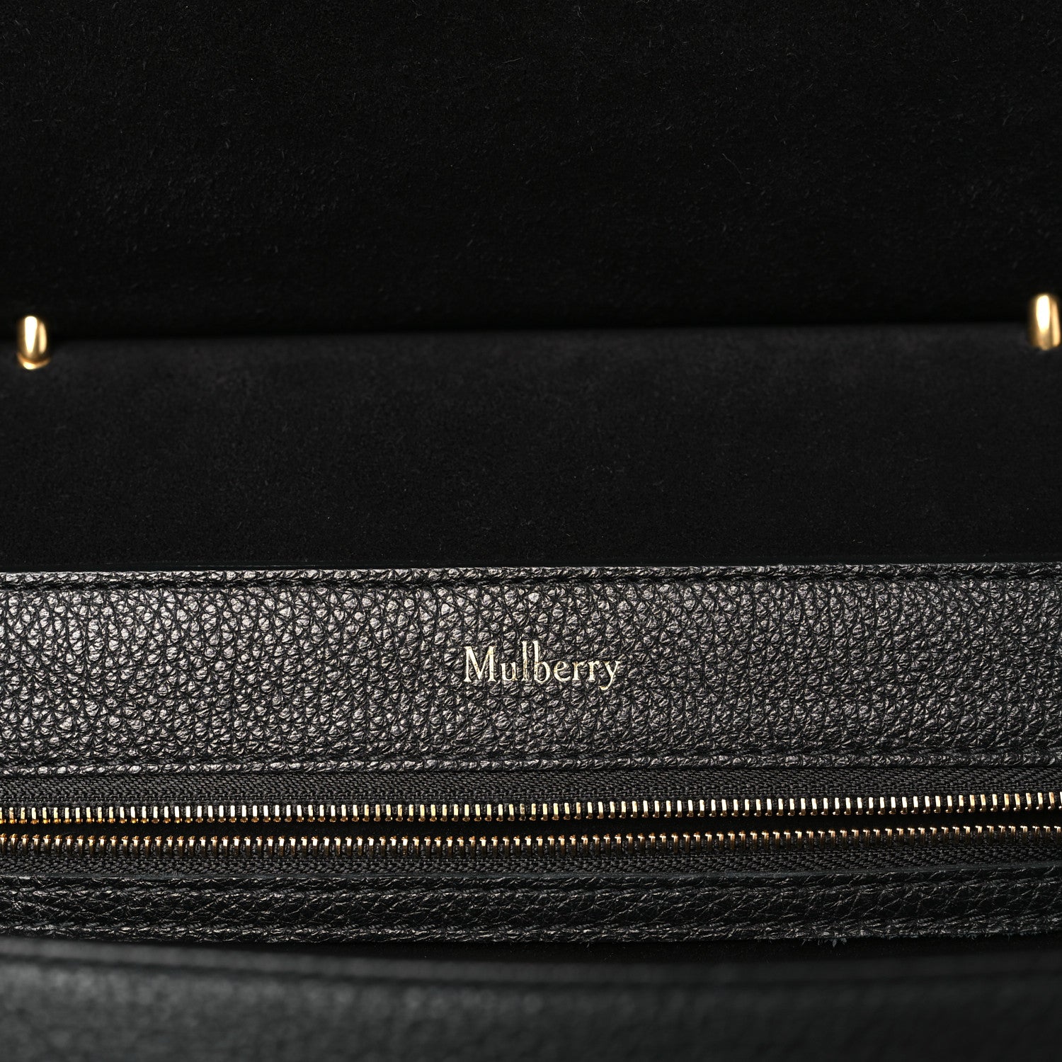 Mulberry Grain Calfskin Amberley Satchel Black 6 of 12