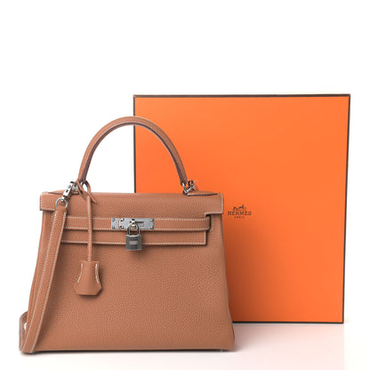 Hermes Togo Kelly Retourne 28 Gold 11 of 11