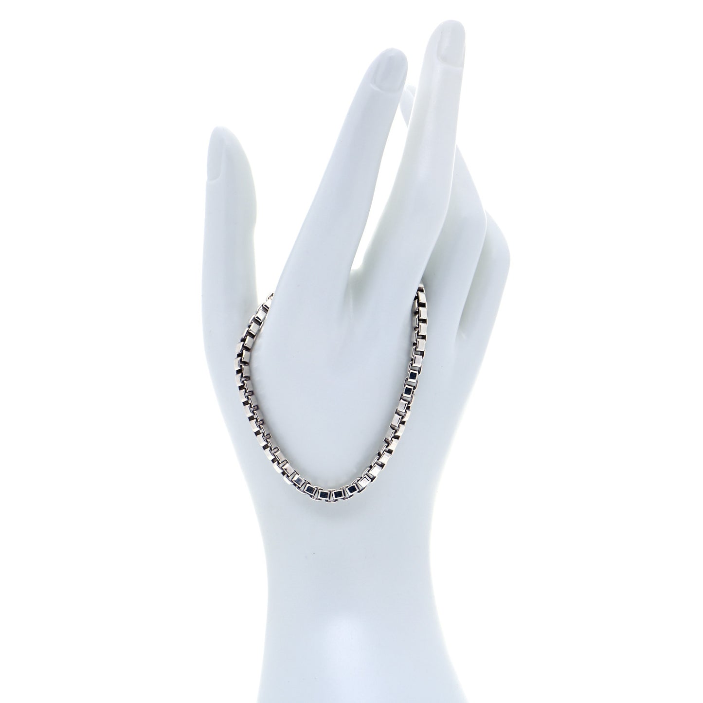 Sterling Silver 4mm Venetian Link Bracelet