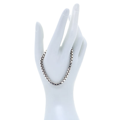 Tiffany Sterling Silver 4mm Venetian Link Bracelet 2 of 6