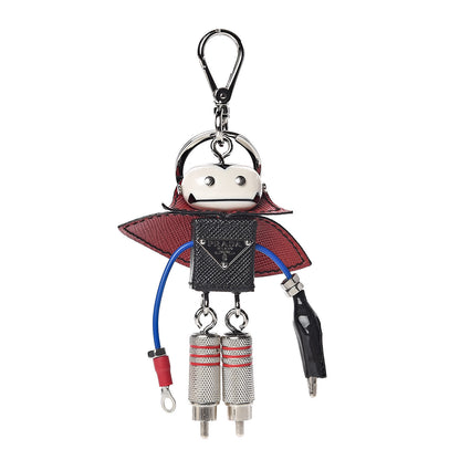Prada Saffiano Vlad Trick Keychain 1 of 2