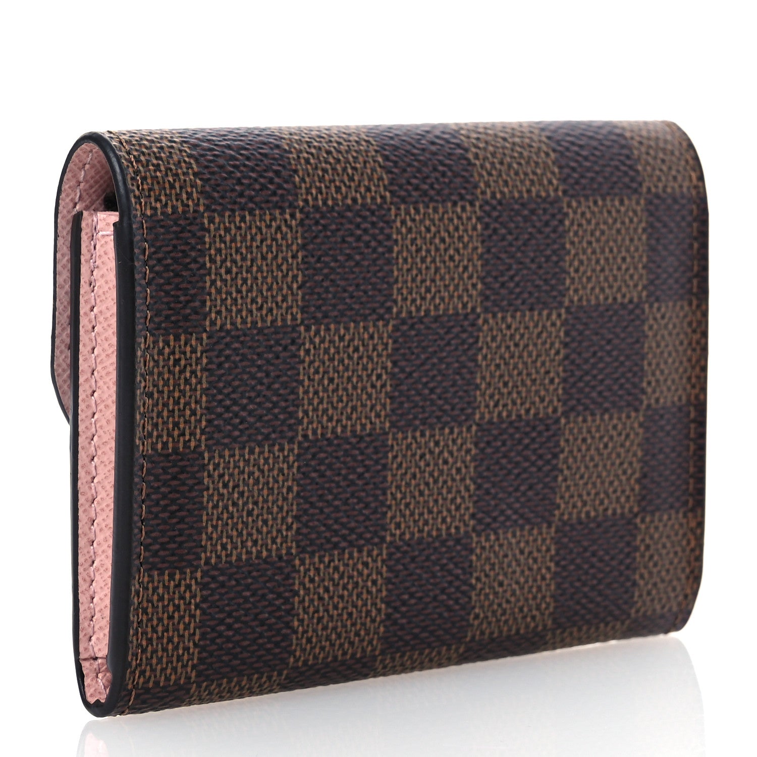Louis Vuitton Damier Ebene Rosalie Coin Purse Rose Ballerine 3 of 10