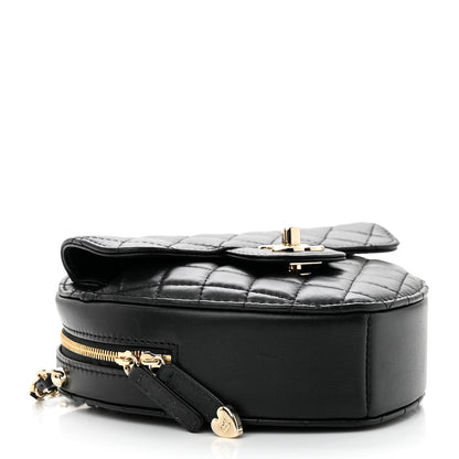 Chanel Lambskin Quilted CC In Love Heart Bag Black 4 of 11