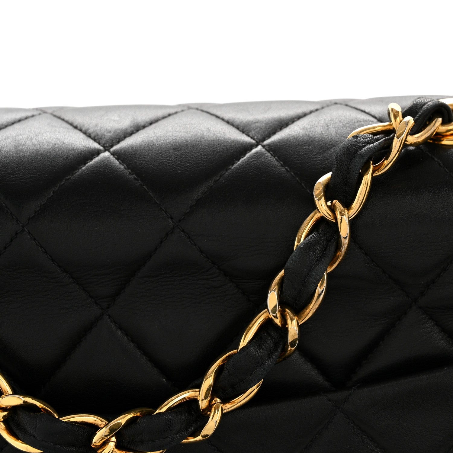 Chanel Lambskin Quilted XL Jumbo Single Flap Black 15 of 16