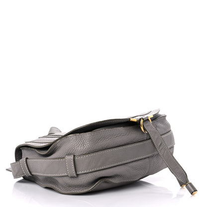 Chloe Calfskin Medium Marcie Round Crossbody Bag Cashmere Grey 4 of 25