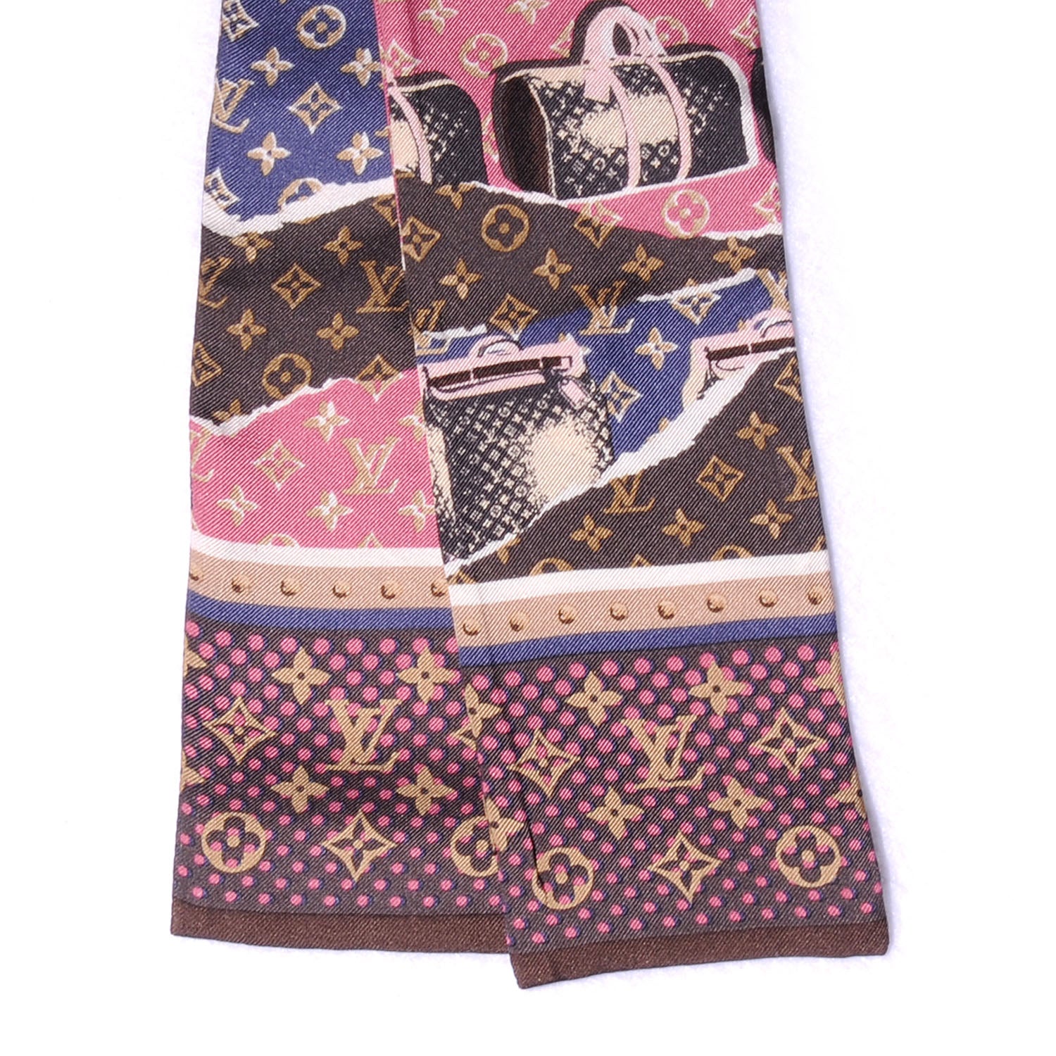 Louis Vuitton Silk Monogram Wallpaper Bandeau 2 of 3