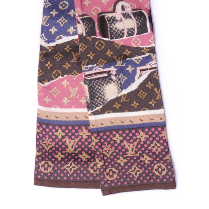 Louis Vuitton Silk Monogram Wallpaper Bandeau 2 of 3
