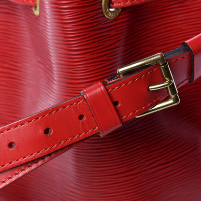 Louis Vuitton Epi Petit Noe Castillan Red 15 of 16
