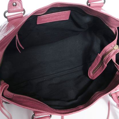 Balenciaga Agneau Classic Hardware Part Time Rose Bruyere 10 of 15