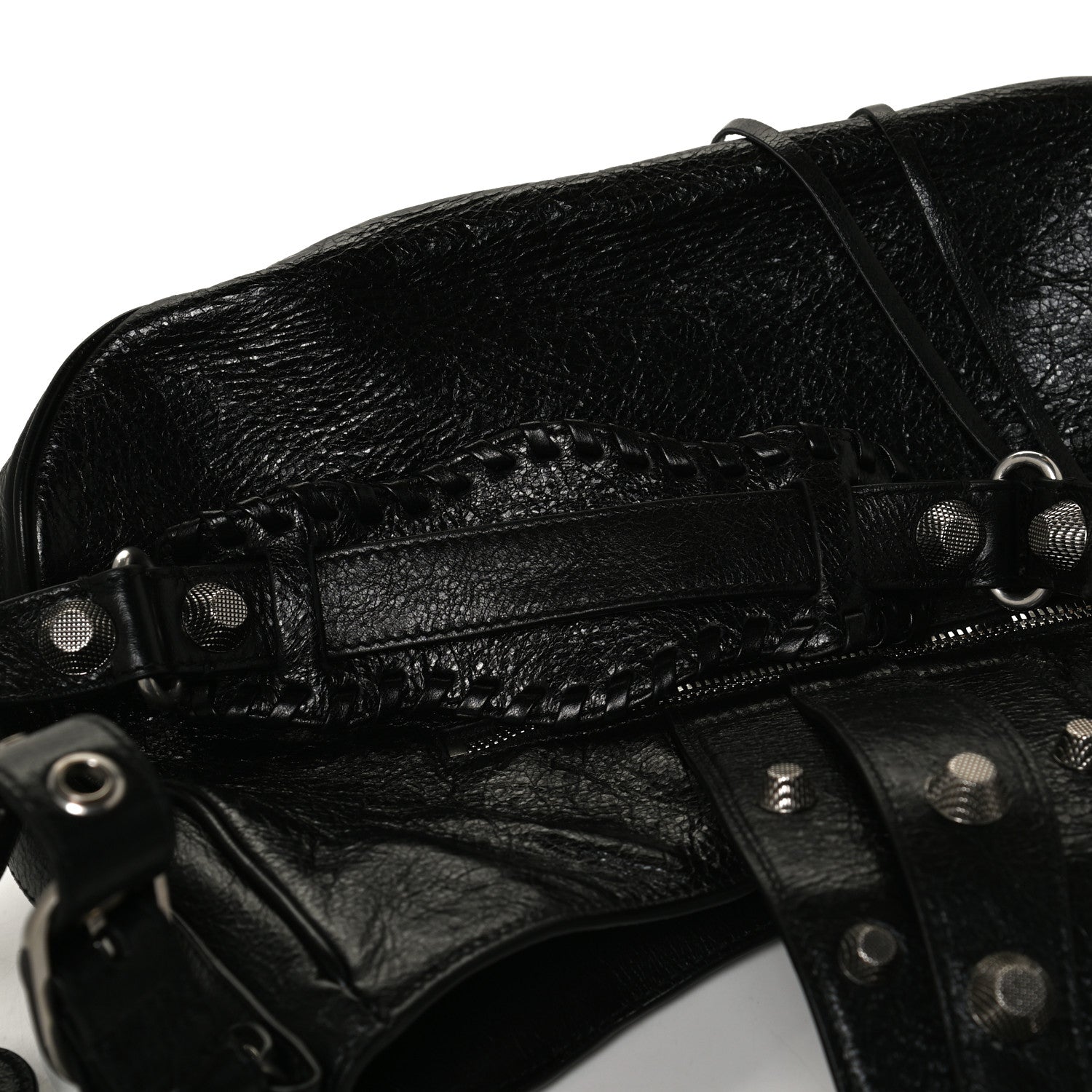 Balenciaga Agneau Arena Medium Le Cagole Shoulder Bag Black 14 of 14