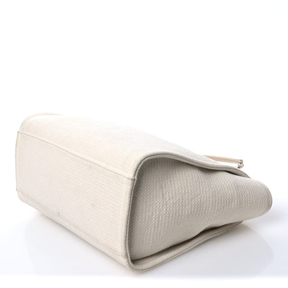 Chanel Mixed Fibers Small Deauville Tote White 11 of 12