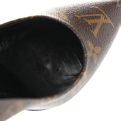 Louis Vuitton Monogram Cherie Pumps 39 Black 10 of 12