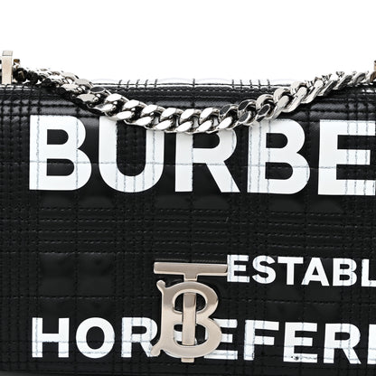 Burberry Quilted Horseferry Print Small Lola Bag Black 8 of 10