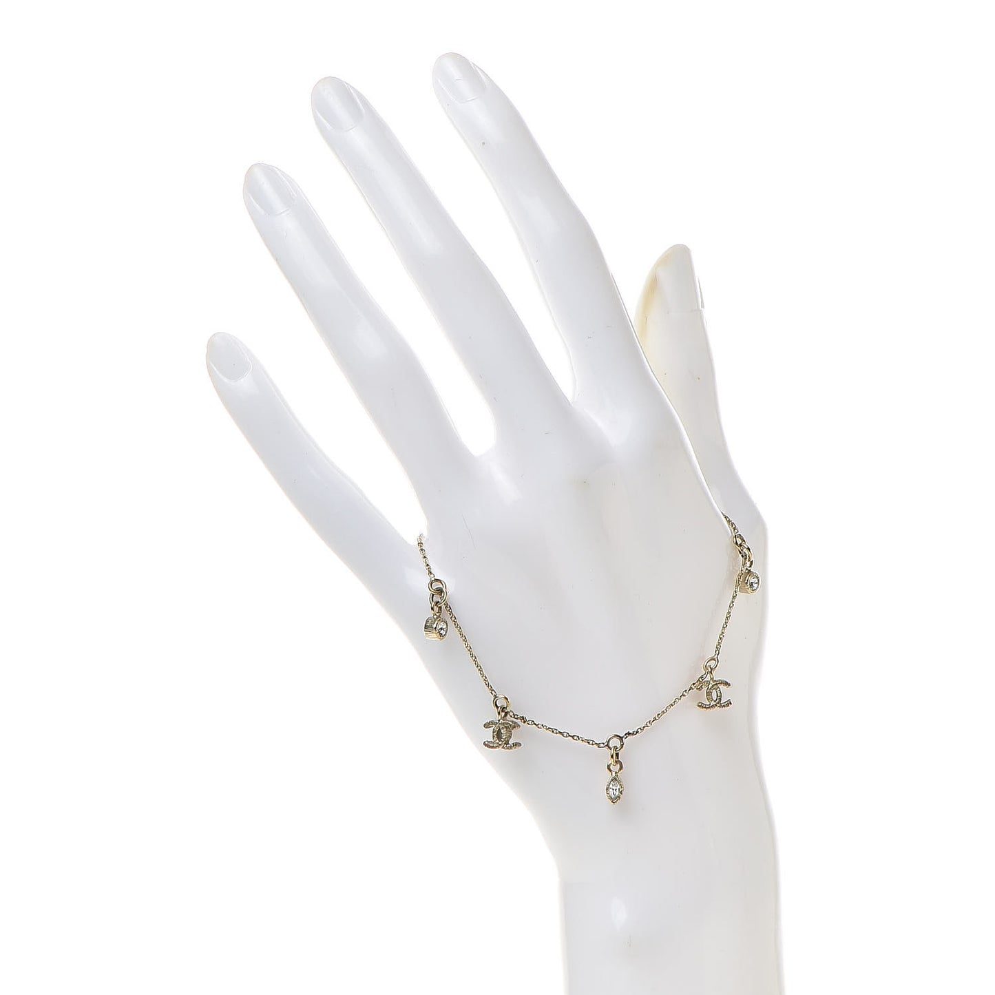 CC Logo Charms Bracelet Gold