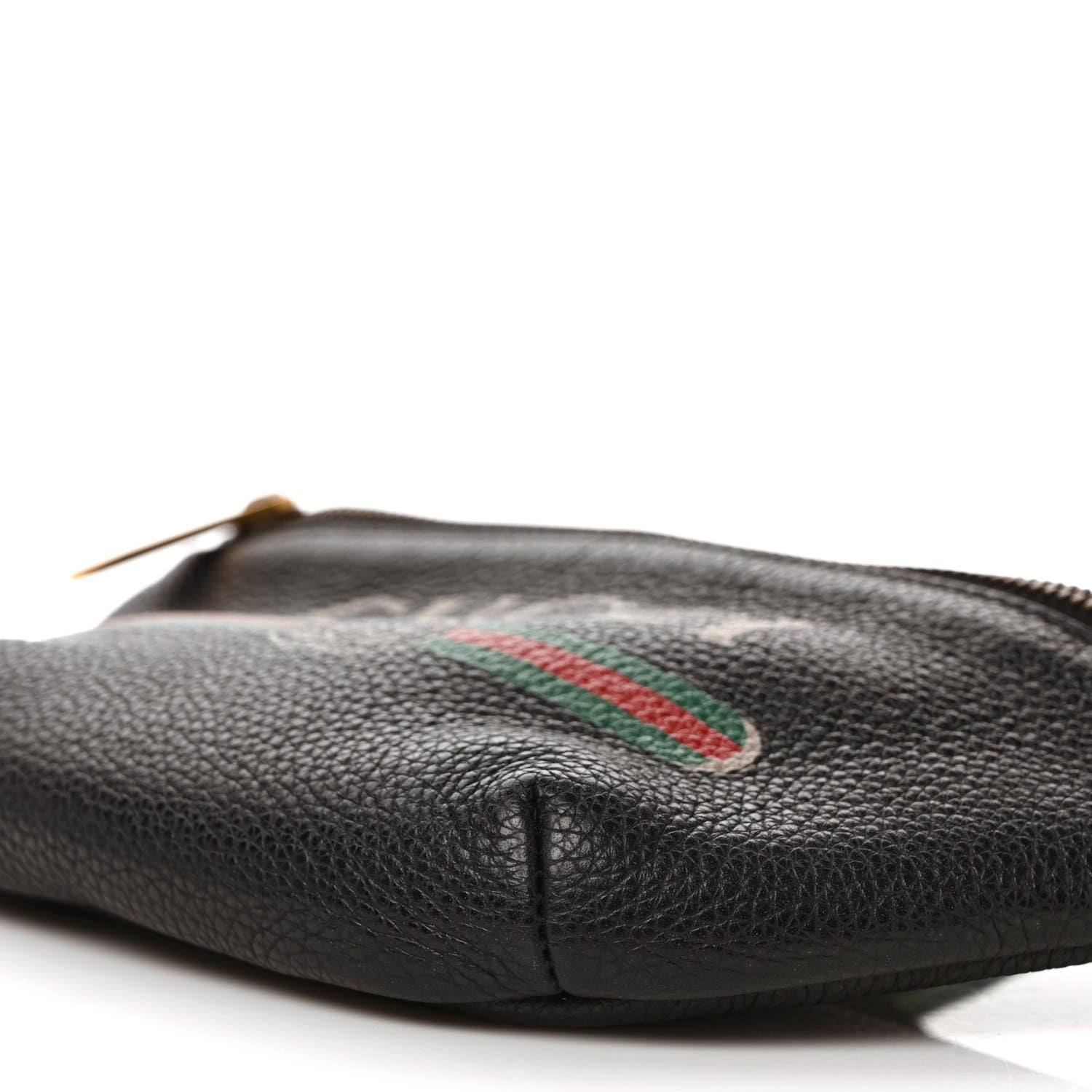 Gucci Grained Calfskin Small Logo Belt Bag Black 9 of 9