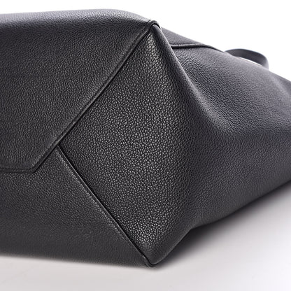 Celine Soft Grained Calfskin Small Belt Cabas Phantom Black 9 of 16
