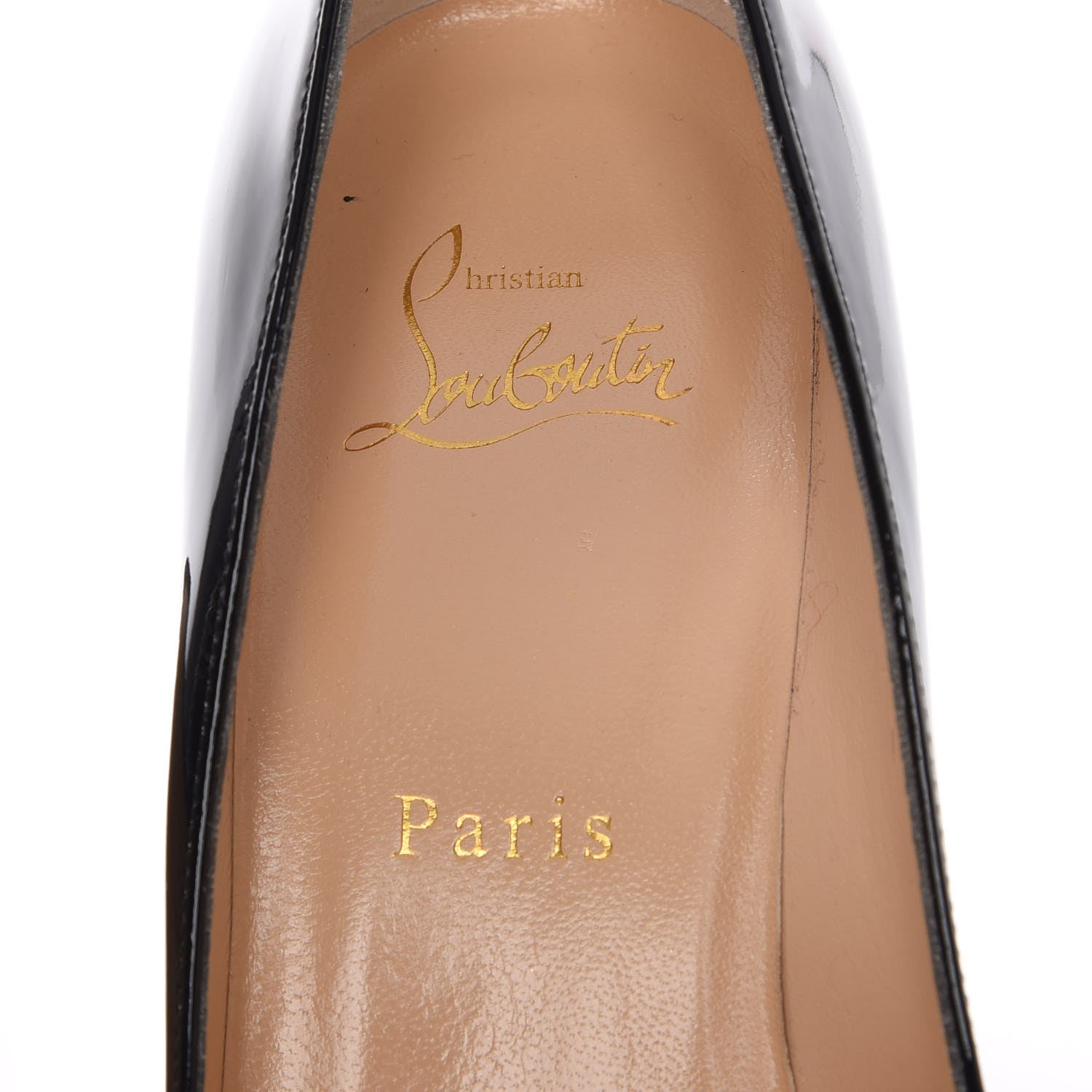 Christian Louboutin Patent Pigalle Follies 85 Pumps 37.5 Black 7 of 8