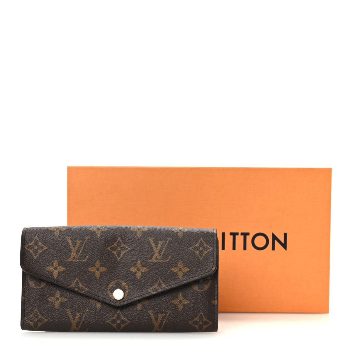 Louis Vuitton Monogram Sarah Wallet NM Coquelicot 8 of 8