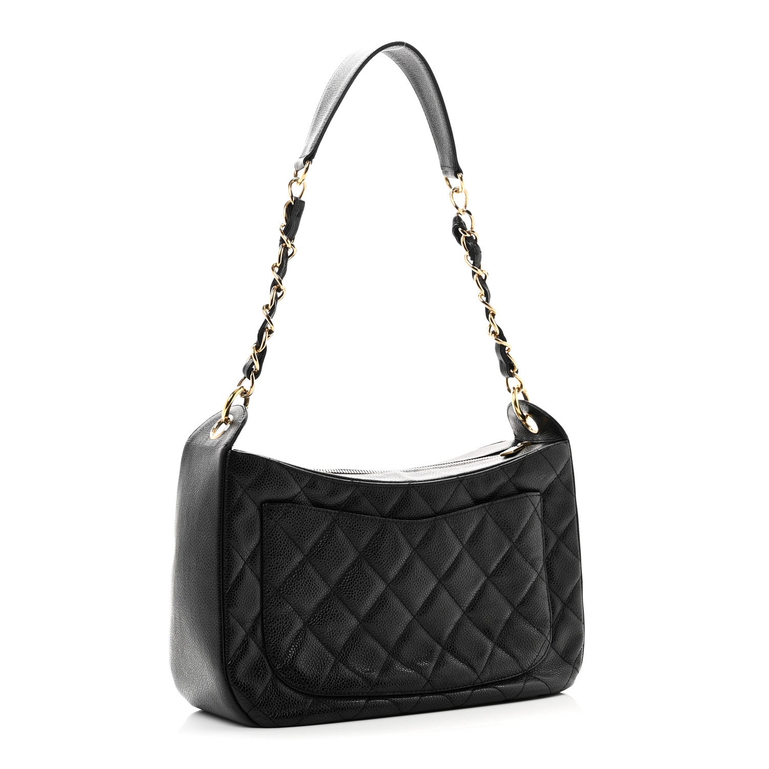 Chanel Caviar Quilted Timeless CC Shoulder Bag Black 3 of 10