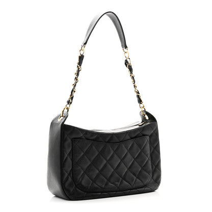 Chanel Caviar Quilted Timeless CC Shoulder Bag Black 3 of 10