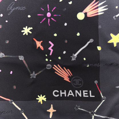 Chanel Silk Space CC Scarf Black 3 of 5
