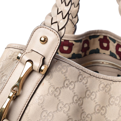 Gucci Guccissima Medium Pelham Shoulder Bag Off White 12 of 16